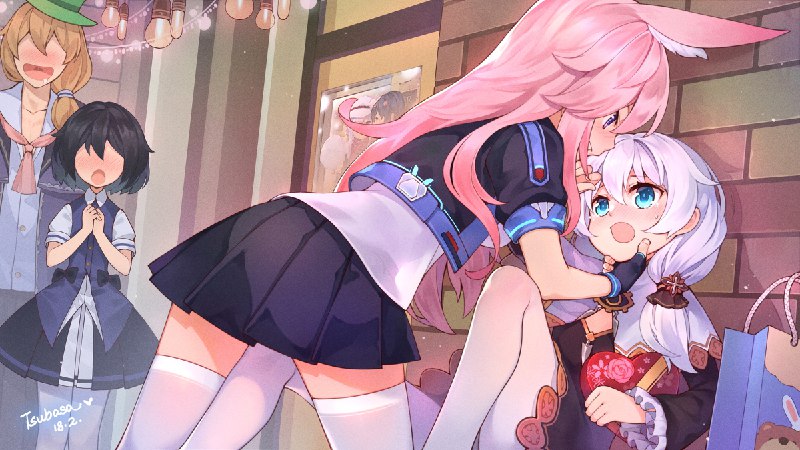 チョコレートを出すべきではないです！！！ / 翼つばさ#テレサ #崩坏3rd #八重樱 #德丽莎 #ロリ #白タイツ #百合 #壁ドン #八重桜 #崩壊学園10000users入り