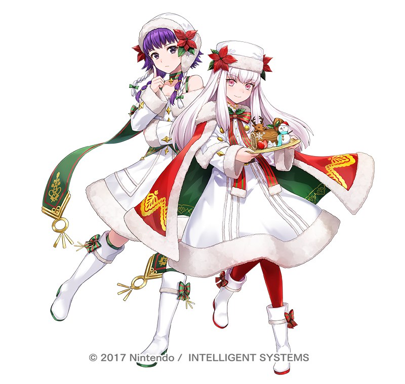 ファイアーエムブレムヒーローズ、12月16日からはじまる超英雄召喚イベント「冬祭りの使者は夢の中」にて『リシテア&ルーテ』を描かせていただきました！ I drew “ Lysithea ”. Thank you so much!#FEヒーローズ #FEHeroes