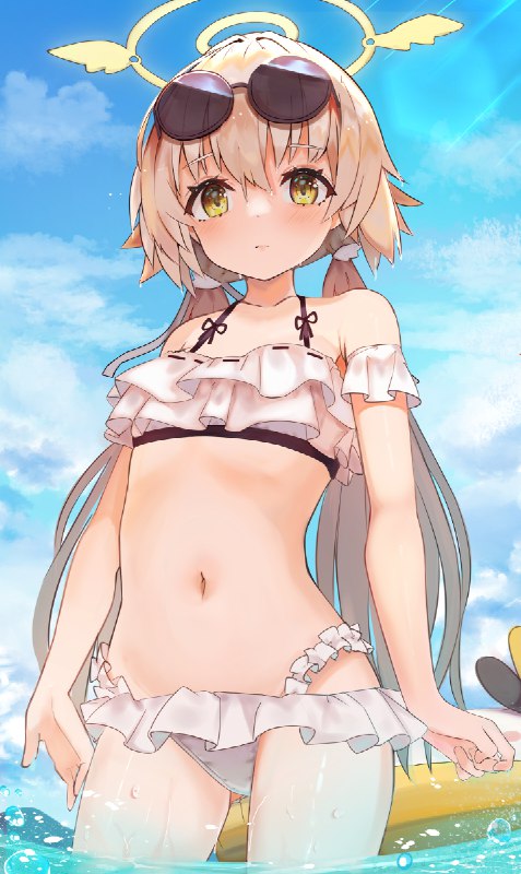 水着ﾋﾌﾐ / まりさやか#ブルーアーカイブ #水着 #阿慈谷ヒフミ #ヒフミ #ブルーアーカイブ1000users入り #剥ぎ取りたいパンツ