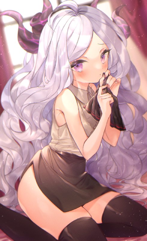  「あの……先生？その、髪、代わりに……」#ヒナ #ブルアカ #ブルーアーカイブ #空崎ヒナ #ブルーアーカイブ1000users入り