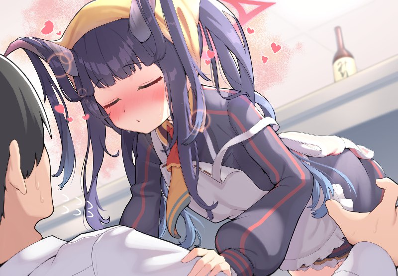 酔ってキス魔になったフウカたん / ウシミッツ#ブルアカ #ブルーアーカイブ #愛清フウカ #キス顔 #酔っ払い #ブルーアーカイブ10000users入り #ファイルーズあい