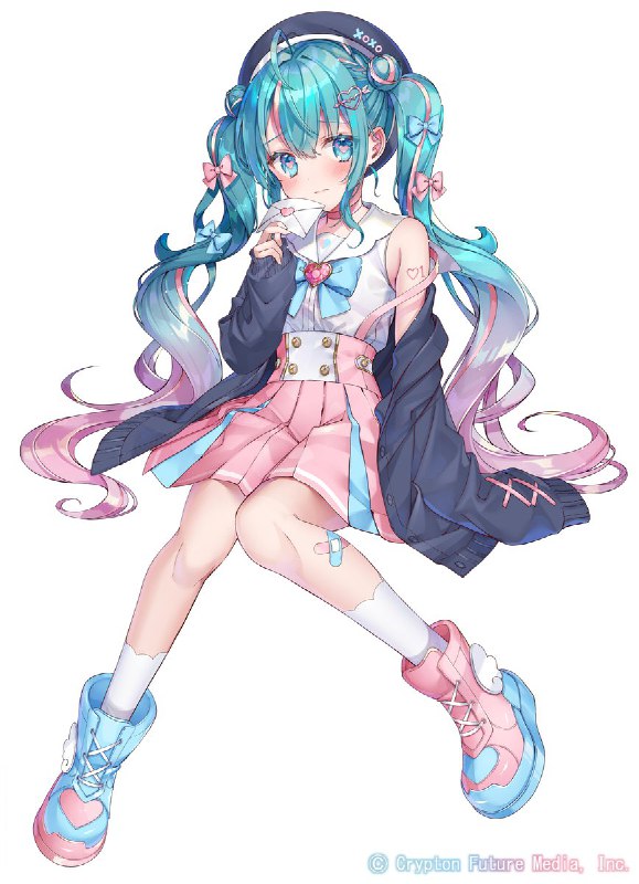 フリュー様より、初音ミク「ぬーどるストッパーフィギュア－恋するセーラー服－」のイラストを描き下ろさせて頂きました