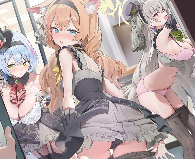 #欲在更衣室更衣时看见为师的圣三一偶像三人😋