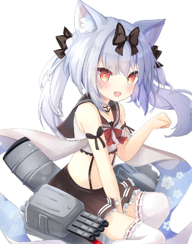 雪風 / ネコザメ🦈#アズールレーン #雪風 #雪風(アズールレーン) #猫耳 #ロリ #女の子 #アズールレーン100users入り