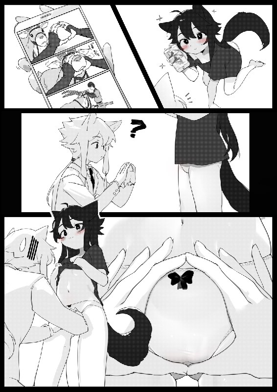 【EJAMI】日常向繪畫229-WTF / EJAMI#EKKO #E子 #人外 #獸尾 #獸耳 #狐娘 #獸娘 #蘿莉 #狐狸