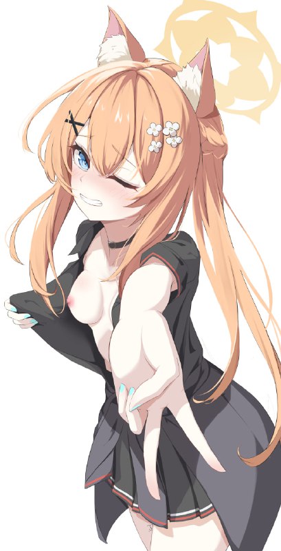 #萝莉 #欧派 #蔚蓝档案 #插画