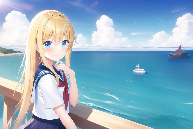 longhair, blonde hair, girl, light blue eye, beautiful scene, white bikini, sea, day, look at viewer, smile, studio photography, extreme detailedlonghair, blonde hair, girl, light blue eye, beautiful scene, white bikini, sea, day, look at viewer, smile, studio photography, extreme detailed