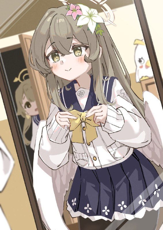 偷穿日富美的制服🥰#美图  #碧蓝档案