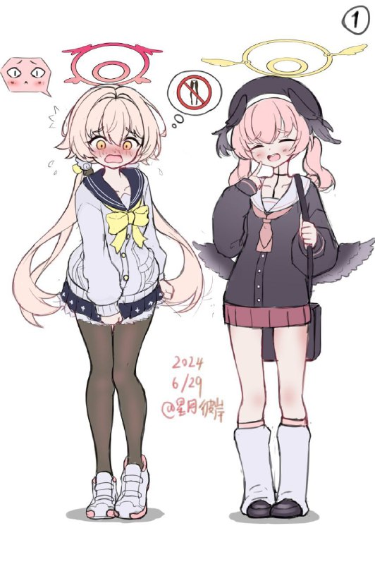 互换身体🥰#可爱  #草  #碧蓝档案互换身体🥰#可爱  #草  #碧蓝档案