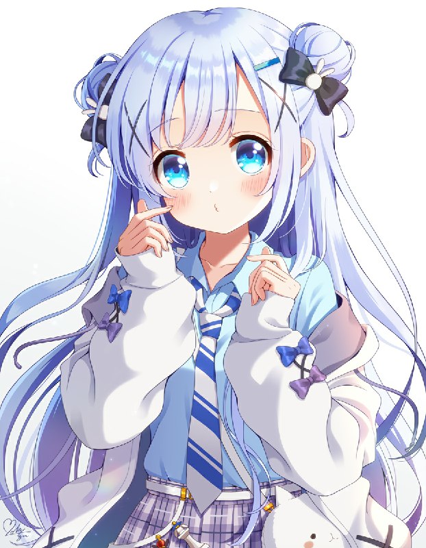 指ハートしてるイマドキチノちゃん | もくず #pixiv 