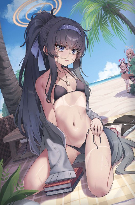 这晒痕很有故事🥵#美图  #碧蓝档案