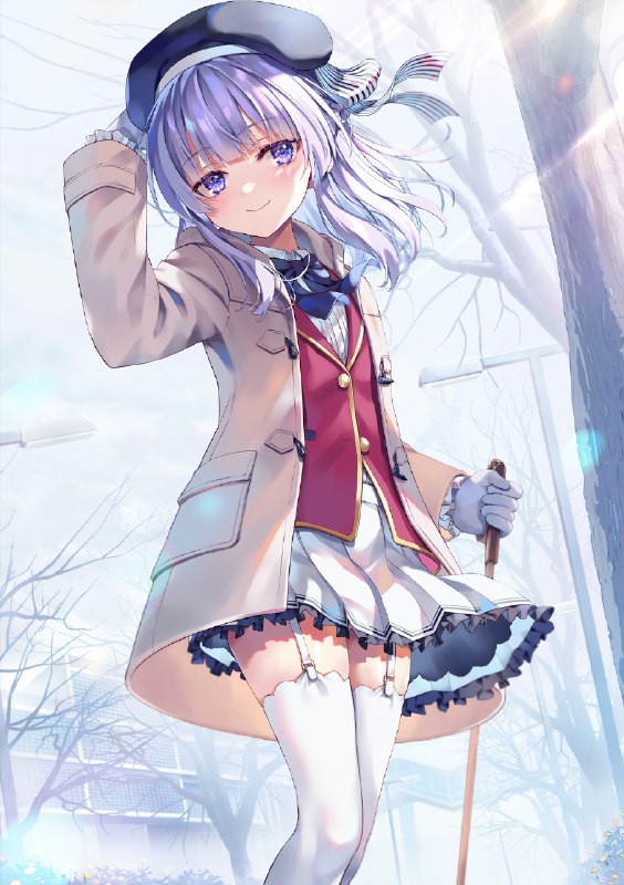 ◤￣￣￣￣￣￣￣￣￣￣￣　カバーイラスト公開！＿＿＿＿＿＿＿＿＿＿＿◢6月23日発売の『よう実２年生編』最新９.５巻‼カバーイラストを大公開です！✨９.５巻を飾るのは……坂柳有栖！！！冬空の下、微笑む坂柳は何を想うのか――#よう実