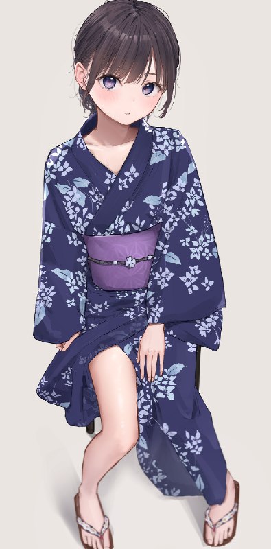 浴衣 | あきぺこ#あきぺこ #pixiv #浴衣 #女の子 #オリジナル #少女 #太もも