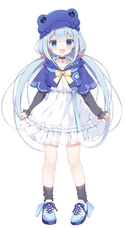 デザインを担当させていただいた、PRISM Project５期生「雨海あみ」ちゃんが、本日デビューとなりました🐸🫧YouTube🌦️