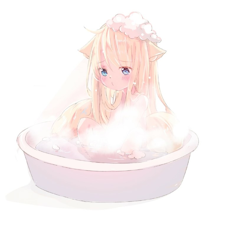 不想洗澡 | どうどう-榛小豆 (綠色豌豆) #pixiv 