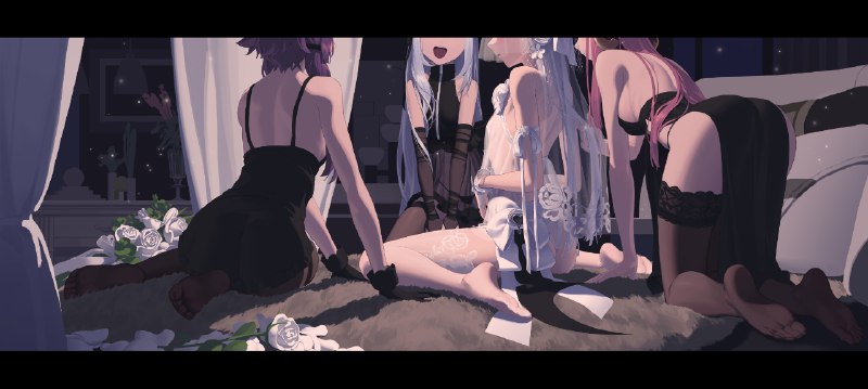 #睦月 #阿露 #遥香 #佳代子夜（1/4） 夜（2/4） 夜（3/4） 夜（4/4）#睦月 #阿露 #遥香 #佳代子夜（1/4） 夜（2/4） 夜（3/4） 夜（4/4）