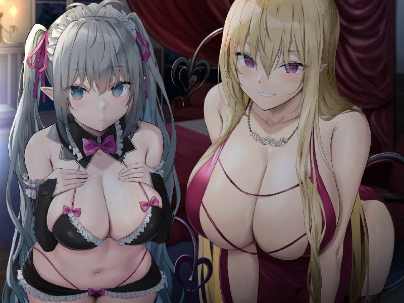 [RJ401268]サキュバスクイーンの城でゲームオーバー♪#同人音声 #ASMR CV