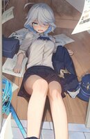  芙寧娜  艾瞳Aton  pixiv 2023.12.07  danielleung2503 twittervia ascii2d.net or 特徴 | 色合特徴结果不一定正确，请自行分辨