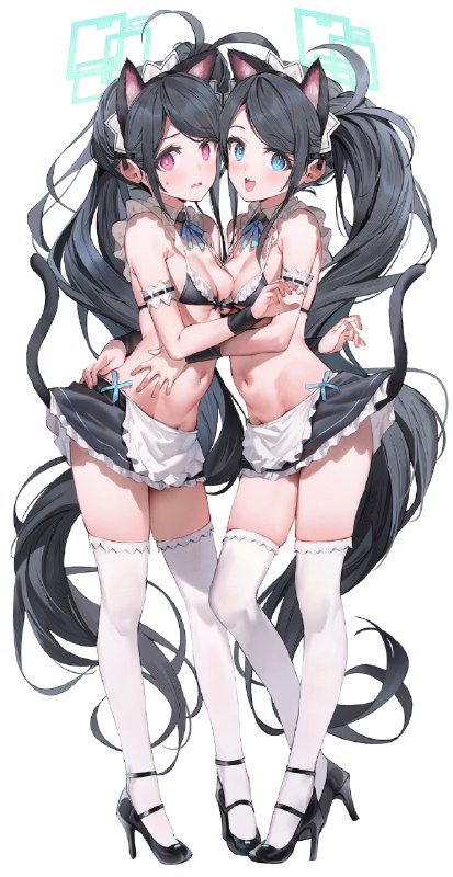 #图猫女仆一对
