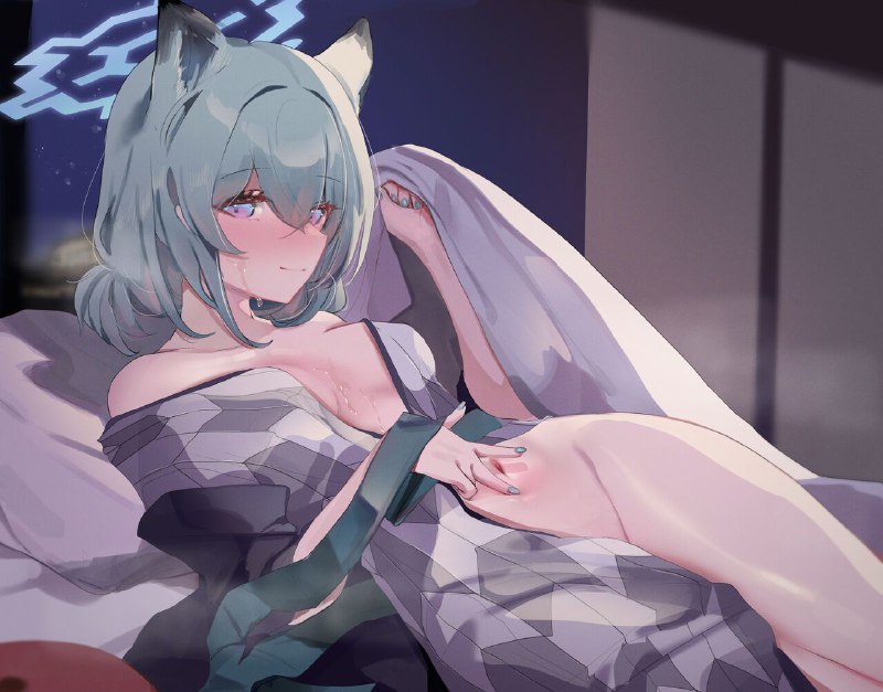 #本子 #时雨 #dolechan什么这不是本子这是artistcg #artistcg[DOLECHAN] 2024-05 時雨 ( ブルーアーカイブ)original兄弟，快进被窝，有急事😋