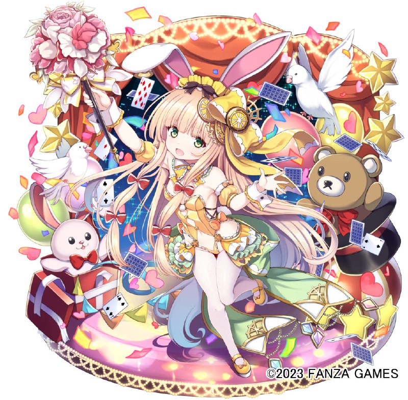 【お仕事】FANZA GAMES様「ふるーつふるきゅーと！」にてレモンちゃんのバニー衣装を描かせて頂きました！どうぞよろしくお願いします…！#ふるふる