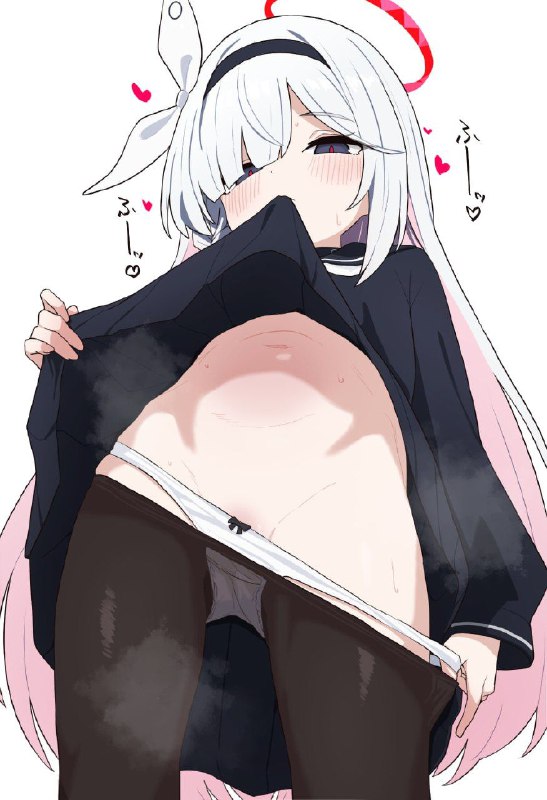 半脱裤袜，萝莉的小腹🥵#美图  #碧蓝档案