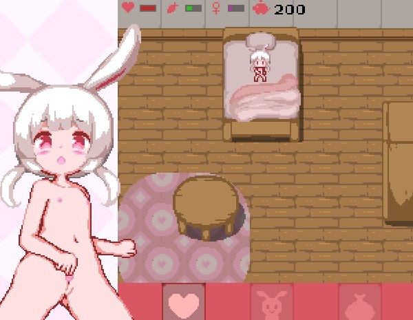 #游戏 #未来みるく☆内容☆・这是一款可以欣赏兔子的游戏