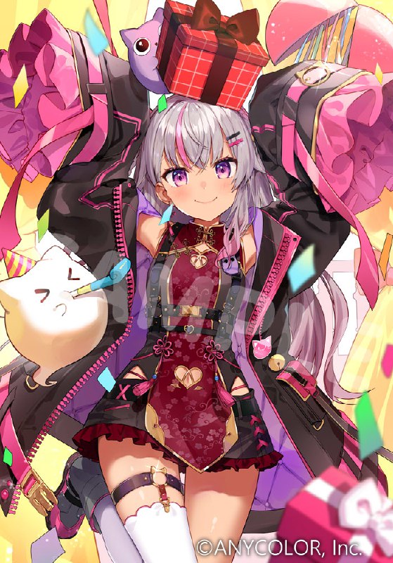 にじさんじ所属 魔使マオさんの誕生日グッズイラストを担当させていただきました💥よろしくお願いします！🥳🎊🎁 💗😈