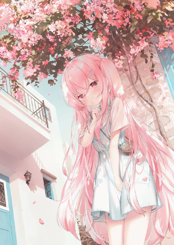 给b站《四季的少女》画册画的图