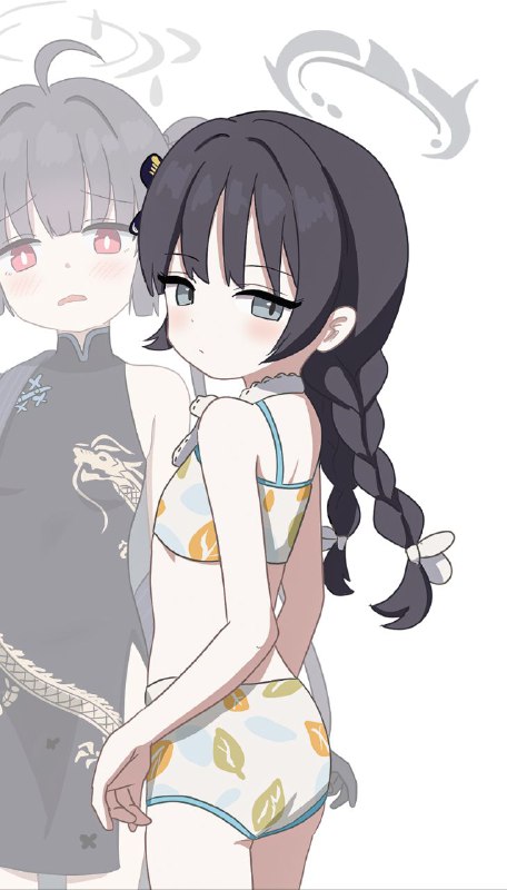 互换衣服的两只小可爱🥰#美图  #碧蓝档案互换衣服的两只小可爱🥰#美图  #碧蓝档案