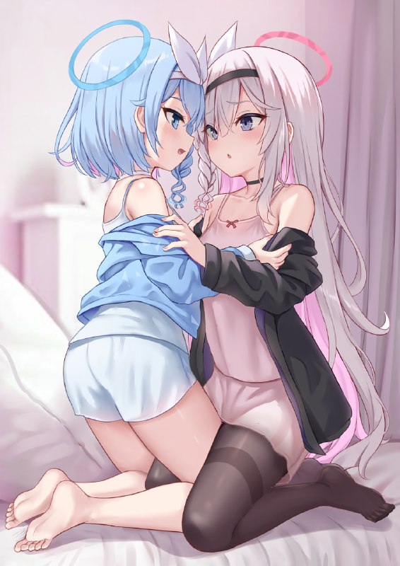 画师 #ミルクセーキ fanboxアロナちゃんとプラナちゃんの秘密関係原图包+psd画师 #ミルクセーキ fanboxアロナちゃんとプラナちゃんの秘密関係原图包+psd